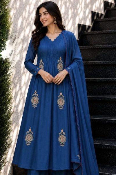 Mul Chanderi Salwar