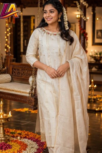 Festive Wear - Onam Special Top and Dupatta